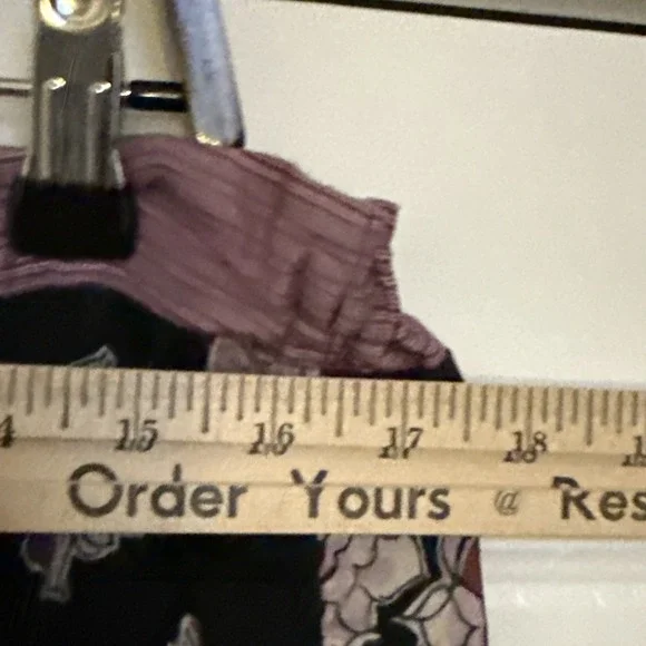 Vintage Victoria's Secret Angels Pajama Pants Size M Black Floral Lounge Preppy - Picture 4 of 12